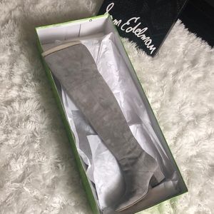 Gray Sam Edelman Over the Knee Boots